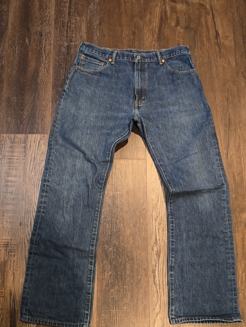 Levi's 517 Boot Cut Men's Denim Jeans in Dark Blue, 36x34